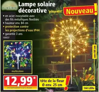 Norma Lampe solaire décorative offre