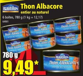 Norma Thon albacore offre
