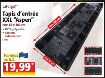 Norma Tapis d'entrée XXL "Aspen" offre
