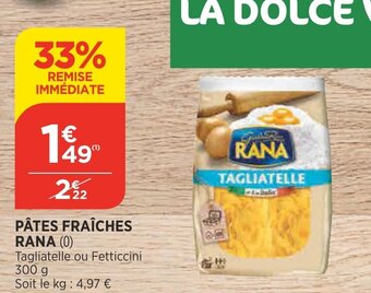 Bi1 Pâtes fraîches rana offre
