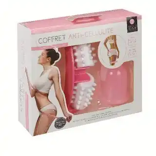 Le coffret anti-cellulite + reproduit la technique du palper rouler