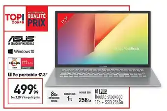 Pc Portable 17.3" Asus