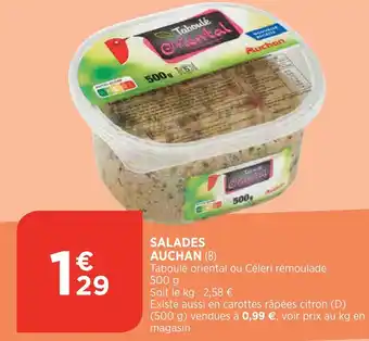 Salades auchan