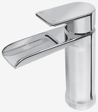 Brico Dépôt MITIGEUR LAVABO CASCADE CHROMÉ "TAFFY" offre