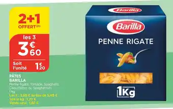 Bi1 Pâtes barilla offre