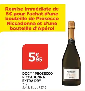 Bi1 Prosecco riccadonna extra dry offre