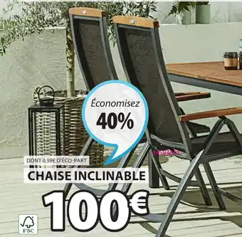 JYSK Chaise inclinable offre