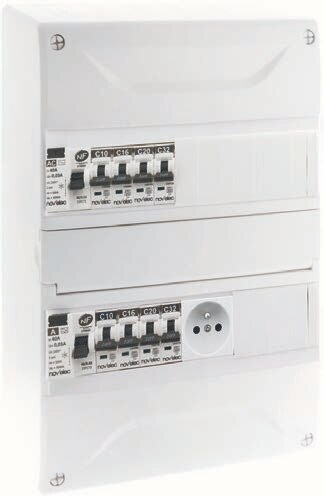 Brico Dépôt TABLEAU PRÉÉQUIPÉ 2 RANGÉES 26 MODULES T1/T2 offre