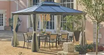 Jardiland Pergola autoportante “Opale” offre