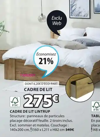 JYSK Cadre de lit lintrup offre