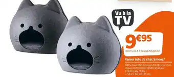 Jardiland Panier tête de chat Smooz offre
