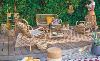 Jardiland Salon bas “Crusoé” offre