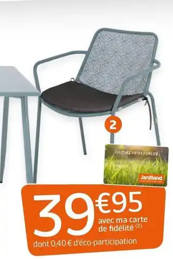 Jardiland Fauteuil “Évolution” offre
