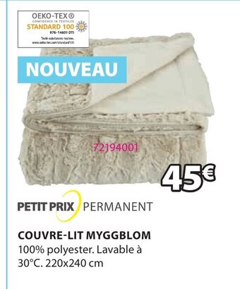 JYSK Couvre-Lit Myggblom offre