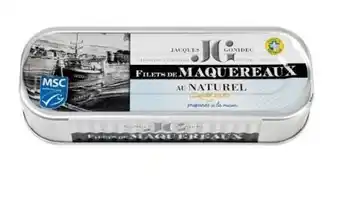naturéO FILETS MAQUEREAUX NATUREL offre