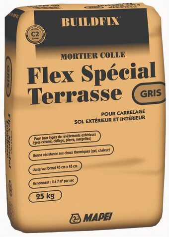 Brico Dépôt MORTIER COLLE FLEX SPÉCIAL TERRASSE offre