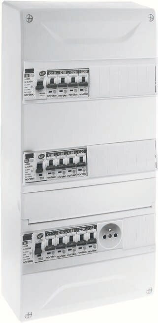 Brico Dépôt TABLEAU PRÉÉQUIPÉ 3 RANGÉES 39 MODULES T3 offre