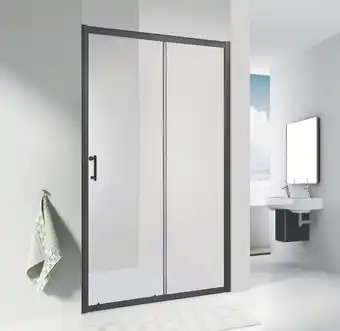 Brico Dépôt PORTE COULISSANTE 120 CM NOIRE offre