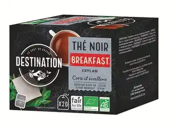 naturéO THÉ NOIR BREAKFAST offre