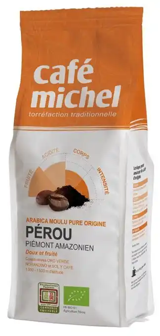 naturéO CAFÉ MOULU PÉROU offre