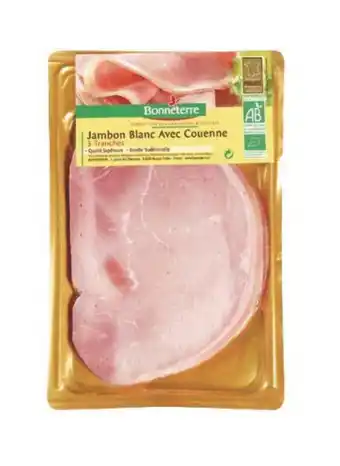 naturéO JAMBON AVEC COUENNE 3 TRANCHES offre