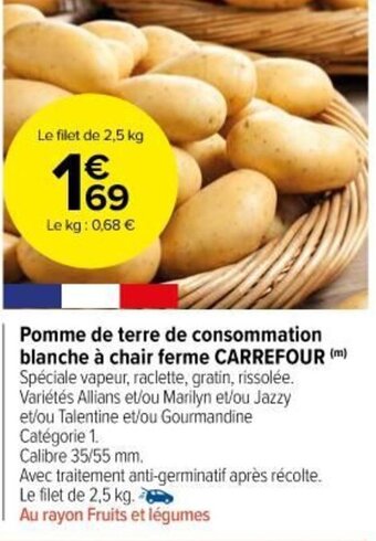 Carrefour Market Pomme de Terre de Consommation offre