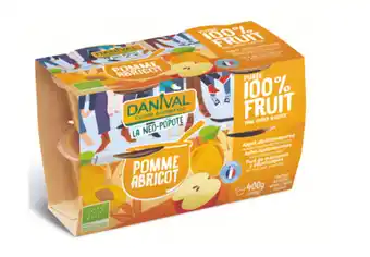 naturéO DESSERT DE FRUIT POMME ABRICOT offre