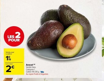 Carrefour Market Avocat offre