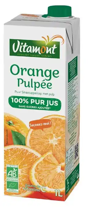 naturéO PUR JUS D'ORANGE PULPÉ TETRA offre