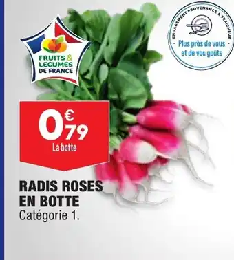 ALDI Radis roses En Botte offre