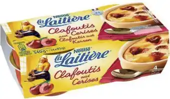 Géant Casino La Laitière Dessert Patissier Clafoutis aux cerises offre