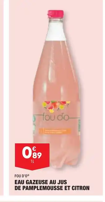 ALDI Eau Gazeuse Au Jus offre