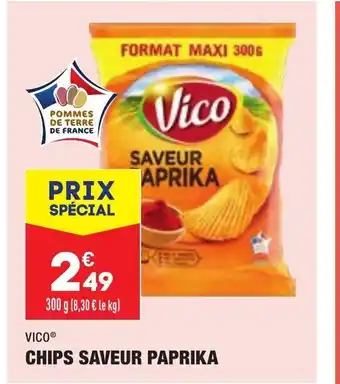 ALDI Chips Saveur Paprika offre