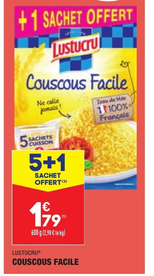 Promo Couscous Facile chez ALDI