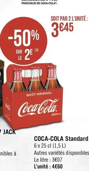 Géant Casino COCA-COLA Standard offre