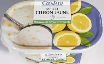 Géant Casino Sorbet citron offre