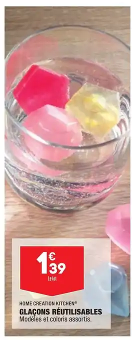Glaçons réutilisables