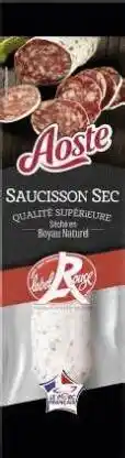 Géant Casino Saucisson sec label rouge offre