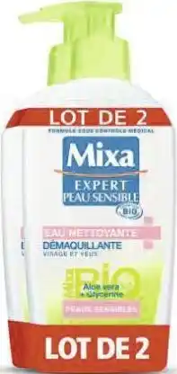 Géant Casino Eau nettoyante peau sensible bio Expert offre