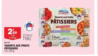 ALDI Yaourts Aux Fruits offre