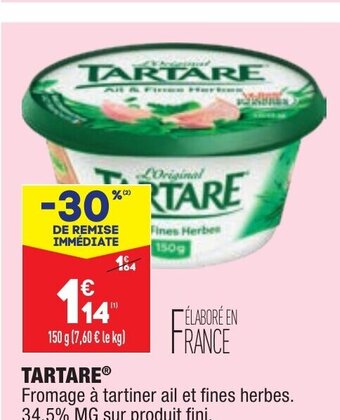 ALDI Tartare offre