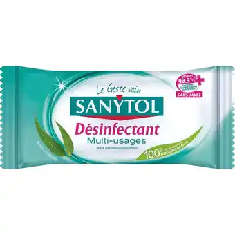 Auchan Lingettes multi usage sanytol offre