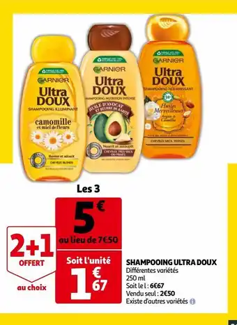 Auchan Shampooing ultra doux offre