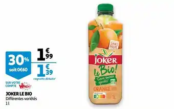 Auchan Joker le bio offre