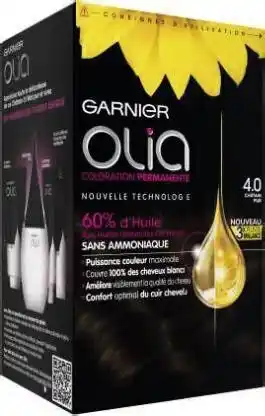 Coloration cheveux 4.0 châtain pur OLIA