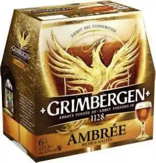 Géant Casino Bière d’abbaye Ambrée 6.5% vol. offre