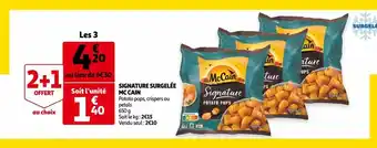 Auchan Signature surgelée mc cain offre