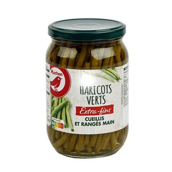 Auchan Haricots verts extra fins cueillis et rangés main auchan offre