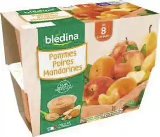 Géant Casino Harmonie de Fruits sans sucres ajoutés pomme poire mandarine offre
