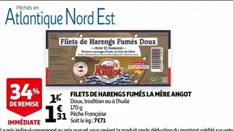 Auchan Filets de harengs fumés la mère angot offre